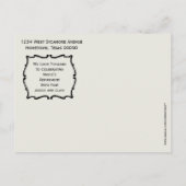  Gold White Save the Date Pensioenfeest Aankondigingskaart (Achterkant)