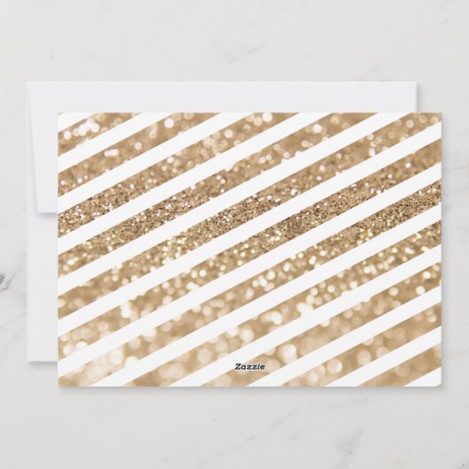 Gold Wij wensen u een prettige kerstfeestdag-Kaart Feestdagenkaart (Achterkant)