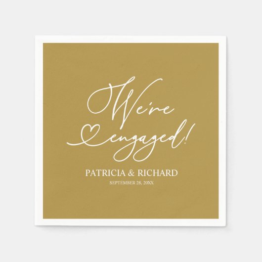 Gold Wij zijn een servicepartij Servet (Voorkant)