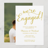 Gold Wij zijn een uitnodiging van de Engagement Pa (Voorkant / Achterkant)