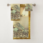 Gold wil je comprimeren met me Glitter-voorstel Bad Handdoek (Insitu)