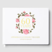 GOLD WILD ROSE BOEKET 60e DIAMANT JUBILEUM Gastenboek (Voorkant)