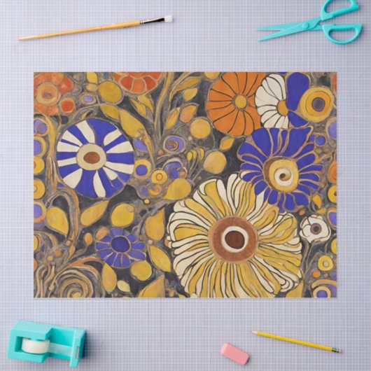 Gold Wildflower Garden Tissuepapier (Craft)