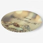 Gold Will you Marge Me proposal Name Script Papieren Bordje (Gekanteld)