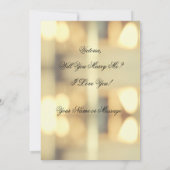 Gold Will You Marry Me Name proposal Invision Kaart (Achterkant)