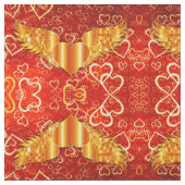 Gold Wings Fabric Stof (Close Up)