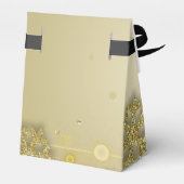 Gold Winter 40th Birthday Hartelijk dank Bedankdoosjes (Achterkant)