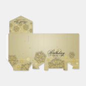 Gold Winter 40th Birthday Hartelijk dank Bedankdoosjes (Uitgevouwen)