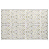 Gold Winter Floral Design Stof (Fat Quarter)