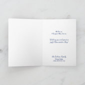 Gold Word Cross Christelijk Pasen Kaart (Binnen)