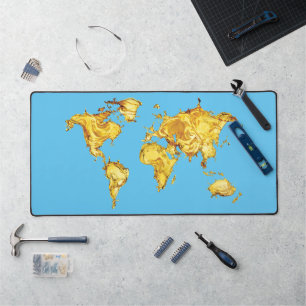 Gold World Blue Zee Computer Gamer Expert Bureaumat