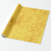 Gold Wrapping Paper Cadeaupapier (Uitgerold)