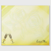 Gold Wrapping Paper Cadeaupapier (Vlak)