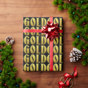 Gold Wrapping Paper Cadeaupapier