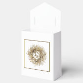 Gold Wreath Merry-kerstfeestdoos Bedankdoosjes (Geopend)