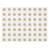 Gold Wreath Merry-kersttafelkledij Tafelkleed (Voorkant (Horizontaal))