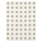 Gold Wreath Merry-kersttafelkledij Tafelkleed (Voorkant)