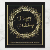 Gold Wreath Wijn Etiket (Enkel label)