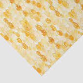 Gold Yellow Honey Birthday Tissuepapier (Detail)