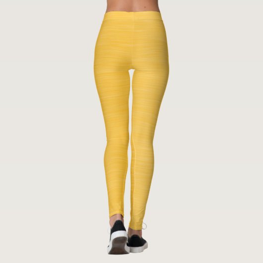 Gold Yellow Leggings - St. Patrick's Yoga Pants (Achterkant)