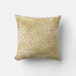 Gold Yellow Ombre Glitter Leopard Zebra  Kussen