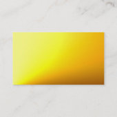 Gold Yellow Plain-kaart Visitekaartje (Achterkant)
