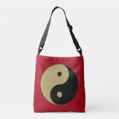 "gold" yin yang crossbody tas (Achterkant)