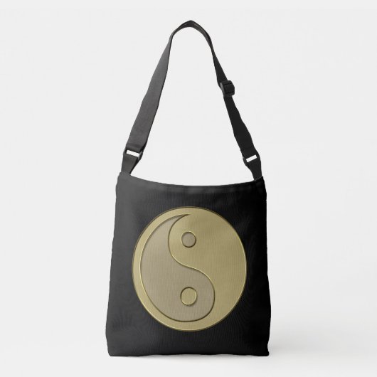 "gold" yin yang crossbody tas (Voorkant)