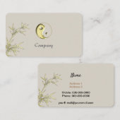 Gold Yin Yang Visitekaartje (Voorkant / Achterkant)