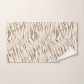 Gold Zebra afdrukken Bad Handdoek (Handdoek)