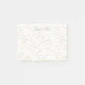 Gold Zebra afdrukken Post-it® Notes (Voorkant)