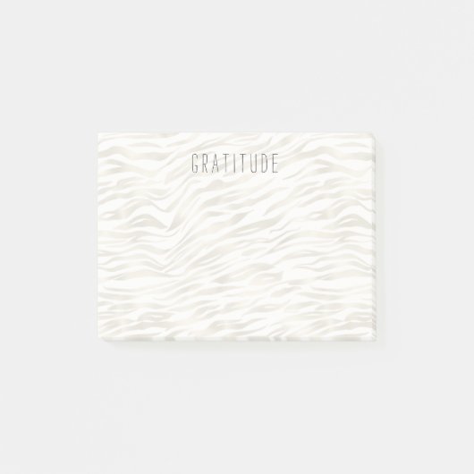 Gold Zebra afdrukken Post-it® Notes (Voorkant)