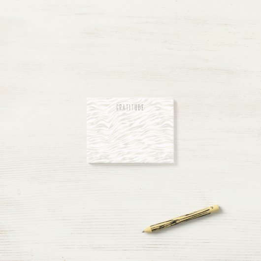 Gold Zebra afdrukken Post-it® Notes (Op bureau)