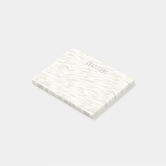 Gold Zebra afdrukken Post-it® Notes (Schuin)