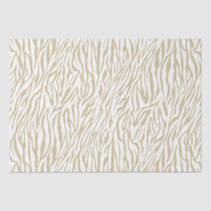 Gold Zebra afdrukken Tissuepapier