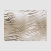 Gold Zebra en leopard Print Ombre Tissuepapier (Voorkant)