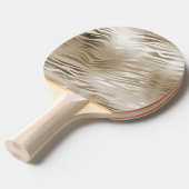 Gold Zebra & Leopard Animal Print Ombre      Tafeltennisbatje (Voorkant Gekanteld)