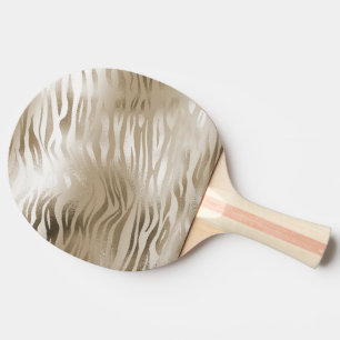 Gold Zebra & Leopard Animal Print Ombre      Tafeltennisbatje