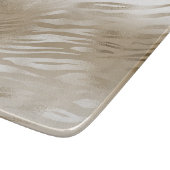 Gold Zebra Print Ombre            Snijplank (Hoek)