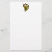 Gold Zee Shell Stationery Briefpapier (Voorkant)