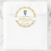 Gold Zelfgemaakt Blackberry Jam Label (Tas)