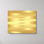Gold Zig Zag Home Abstract Decor Afbeelding Canvas Afdruk (Voorkant)