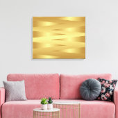 Gold Zig Zag Home Abstract Decor Afbeelding Canvas Afdruk (Insitu (Woonkamer))