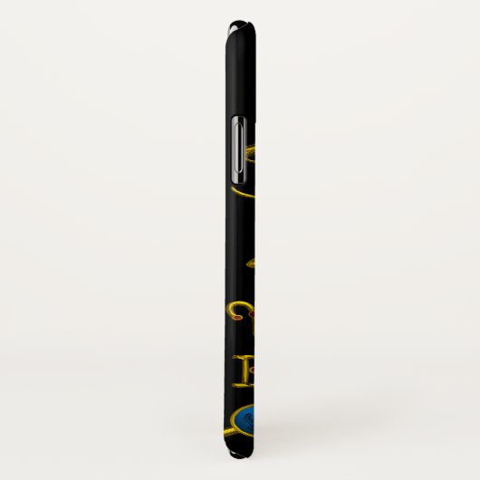 GOLD ZODIAC BIRTHDAY JEWELS, GEMSTONES, ASTROLOGIE Case-Mate iPhone CASE (Achterkant / rechts)