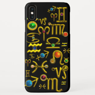 GOLD ZODIAC BIRTHDAY JEWELS, GEMSTONES, ASTROLOGIE Case-Mate iPhone CASE