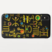 GOLD ZODIAC BIRTHDAY JEWELS, GEMSTONES, ASTROLOGIE Case-Mate iPhone CASE (Achterkant (horizontaal))