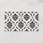 Gold, zwarte, witte, witte, witte, trouwerijkaart plaatskaartje (Achterkant)