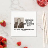 Golda Meir, ik moet het clock-citaat regelen Servetten (Insitu)