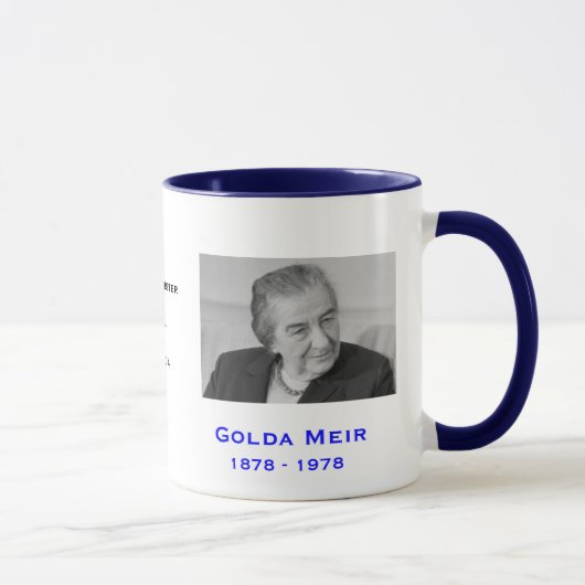 Golda Meir*, Israëlische Mok (Rechts)