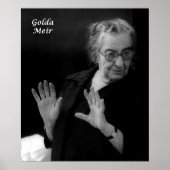 Golda Meir, Israëlische premier Poster (Voorkant)